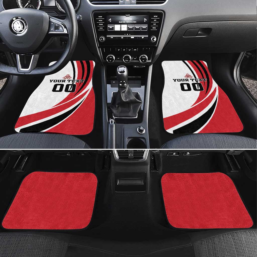 Custom England Football Car Mats Simple Style - Wonder Print Shop