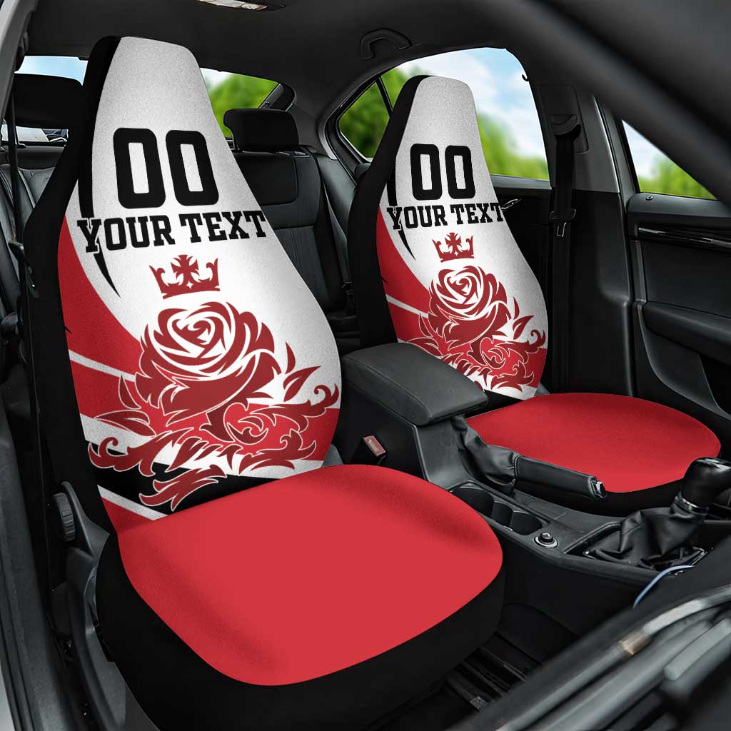 Custom England Football Car Seat Cover Simple Style - Wonder Print Shop