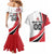 Custom England Football Couples Matching Mermaid Dress and Hawaiian Shirt Simple Style - Wonder Print Shop