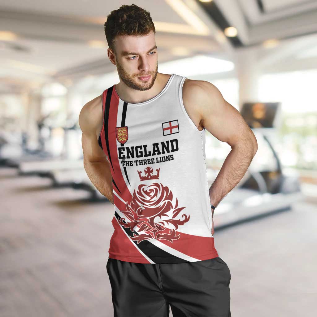 Custom England Football Men Tank Top Simple Style - Wonder Print Shop