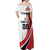 Custom England Football Off Shoulder Maxi Dress Simple Style - Wonder Print Shop