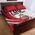 Custom England Football Quilt Bed Set Simple Style