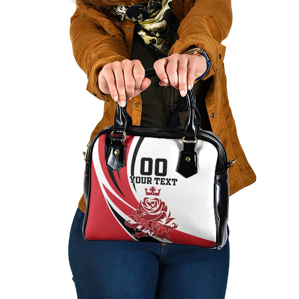 Custom England Football Shoulder Handbag Simple Style