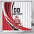 Custom England Football Shower Curtain Simple Style