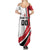 Custom England Football Summer Maxi Dress Simple Style - Wonder Print Shop