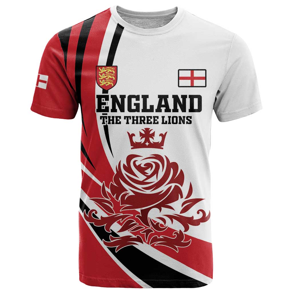 Custom England Football T Shirt Simple Style