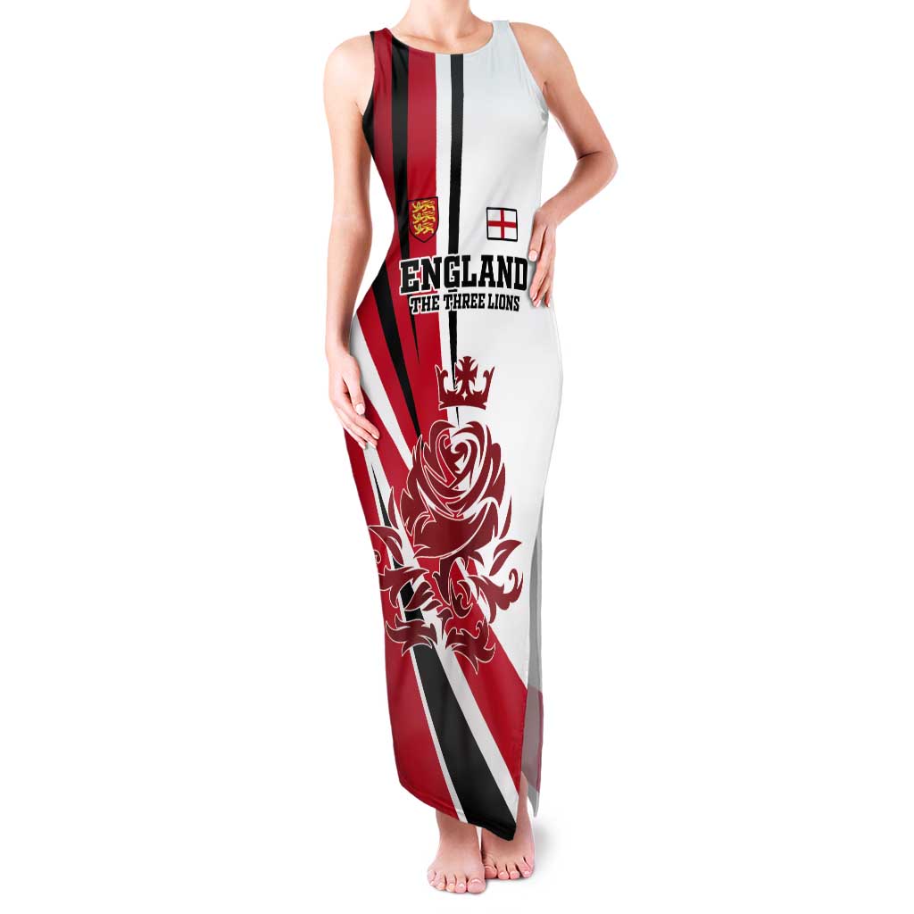 Custom England Football Tank Maxi Dress Simple Style