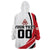 Custom England Football Wearable Blanket Hoodie Simple Style