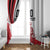 Custom England Football Window Curtain Simple Style