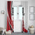 Custom England Football Window Curtain Simple Style