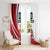 Custom England Football Window Curtain Simple Style