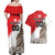 Custom England Rose Couples Matching Off Shoulder Maxi Dress and Hawaiian Shirt With Big Ben - Wonder Print Shop