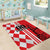 Custom Croatia Area Rug Checkerboard Hrvatska Simple Style - Wonder Print Shop