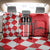 Custom Croatia Back Car Seat Cover Checkerboard Hrvatska Simple Style