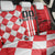 Custom Croatia Back Car Seat Cover Checkerboard Hrvatska Simple Style