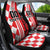 Custom Croatia Car Seat Cover Checkerboard Hrvatska Simple Style