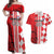 Custom Croatia Couples Matching Off Shoulder Maxi Dress and Hawaiian Shirt Checkerboard Hrvatska Simple Style