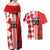 Custom Croatia Couples Matching Off Shoulder Maxi Dress and Hawaiian Shirt Checkerboard Hrvatska Simple Style