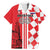 Custom Croatia Family Matching Mermaid Dress and Hawaiian Shirt Checkerboard Hrvatska Simple Style