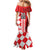 Custom Croatia Family Matching Mermaid Dress and Hawaiian Shirt Checkerboard Hrvatska Simple Style