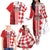 Custom Croatia Family Matching Off The Shoulder Long Sleeve Dress and Hawaiian Shirt Checkerboard Hrvatska Simple Style