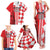 Custom Croatia Family Matching Tank Maxi Dress and Hawaiian Shirt Checkerboard Hrvatska Simple Style