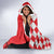 Custom Croatia Hooded Blanket Checkerboard Hrvatska Simple Style