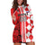 Custom Croatia Hoodie Dress Checkerboard Hrvatska Simple Style - Wonder Print Shop