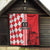 Custom Croatia Quilt Checkerboard Hrvatska Simple Style