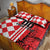 Custom Croatia Quilt Bed Set Checkerboard Hrvatska Simple Style