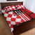 Custom Croatia Quilt Bed Set Checkerboard Hrvatska Simple Style