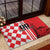 Custom Croatia Rubber Doormat Checkerboard Hrvatska Simple Style