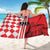 Custom Croatia Sarong Checkerboard Hrvatska Simple Style