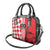 Custom Croatia Shoulder Handbag Checkerboard Hrvatska Simple Style