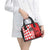 Custom Croatia Shoulder Handbag Checkerboard Hrvatska Simple Style