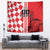 Custom Croatia Tapestry Checkerboard Hrvatska Simple Style