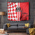 Custom Croatia Tapestry Checkerboard Hrvatska Simple Style