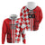 Custom Croatia Zip Hoodie Checkerboard Hrvatska Simple Style