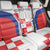 Custom Croatia Checkerboard Back Car Seat Cover Simple Style - Wonder Print Shop