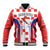 Custom Croatia Checkerboard Baseball Jacket Simple Style