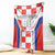 Custom Croatia Checkerboard Blanket Simple Style