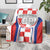 Custom Croatia Checkerboard Blanket Simple Style