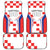 Custom Croatia Checkerboard Car Mats Simple Style - Wonder Print Shop