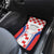 Custom Croatia Checkerboard Car Mats Simple Style - Wonder Print Shop