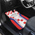 Custom Croatia Checkerboard Car Mats Simple Style - Wonder Print Shop