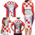 Custom Croatia Checkerboard Family Matching Long Sleeve Bodycon Dress and Hawaiian Shirt Simple Style