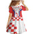 Custom Croatia Checkerboard Family Matching Mermaid Dress and Hawaiian Shirt Simple Style