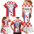 Custom Croatia Checkerboard Family Matching Mermaid Dress and Hawaiian Shirt Simple Style