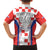 Custom Croatia Checkerboard Family Matching Puletasi and Hawaiian Shirt Simple Style