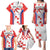 Custom Croatia Checkerboard Family Matching Puletasi and Hawaiian Shirt Simple Style